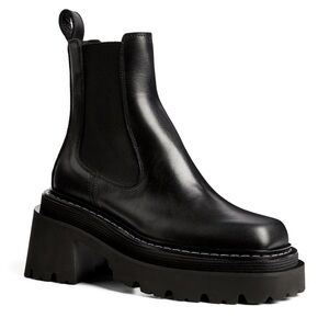 Sandro Black Platform Boots